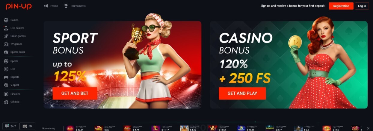 Pin-Up casino with crash-games